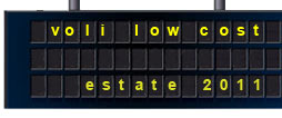 Estate 2011 Voli low cost