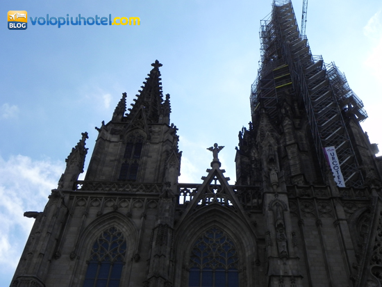 Seu di Barcellona all'esterno