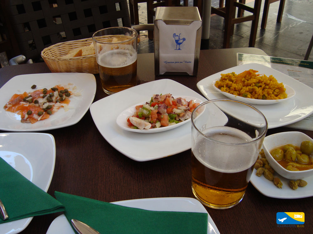 Tapas in centro città a Malaga 