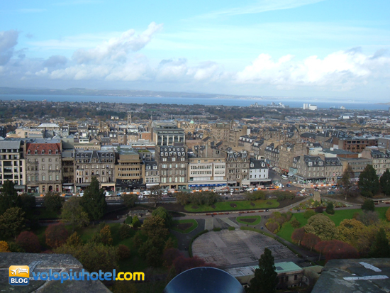 Panorama dal Casterllo di Edimburgo
