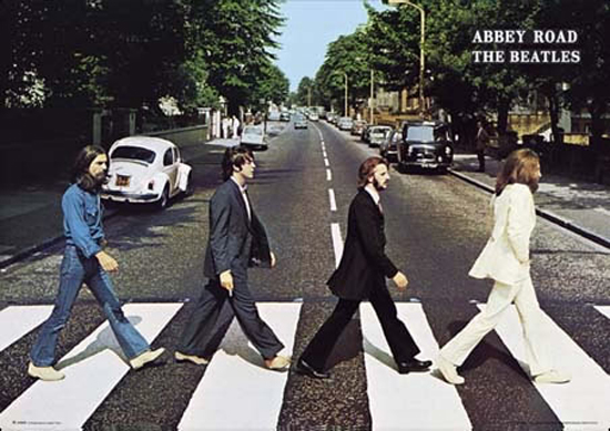 La copertina del disco di Abbey Road dei Beatles