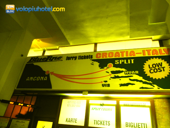 Imbarco per Ancona in Croazia