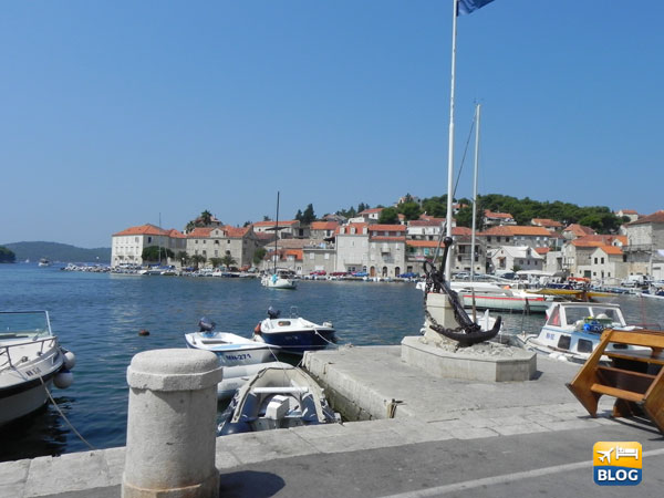 Porto di Milna in Croazia