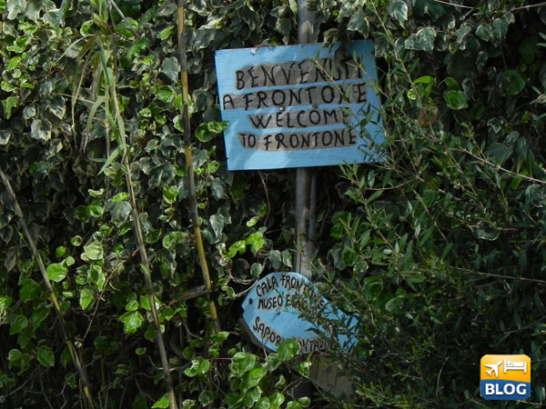 Cala Frontone insegna Museo