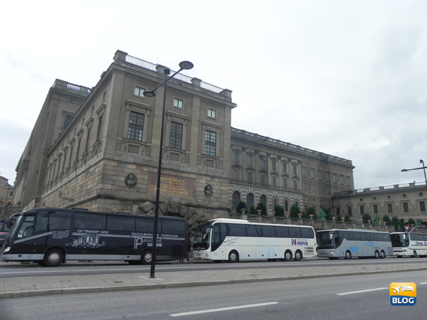 Palazzo Reale di Stoccolma visto dall'esterno