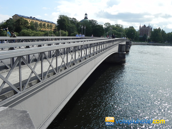 Il ponte di Skeppsholmsbron a Stoccolma