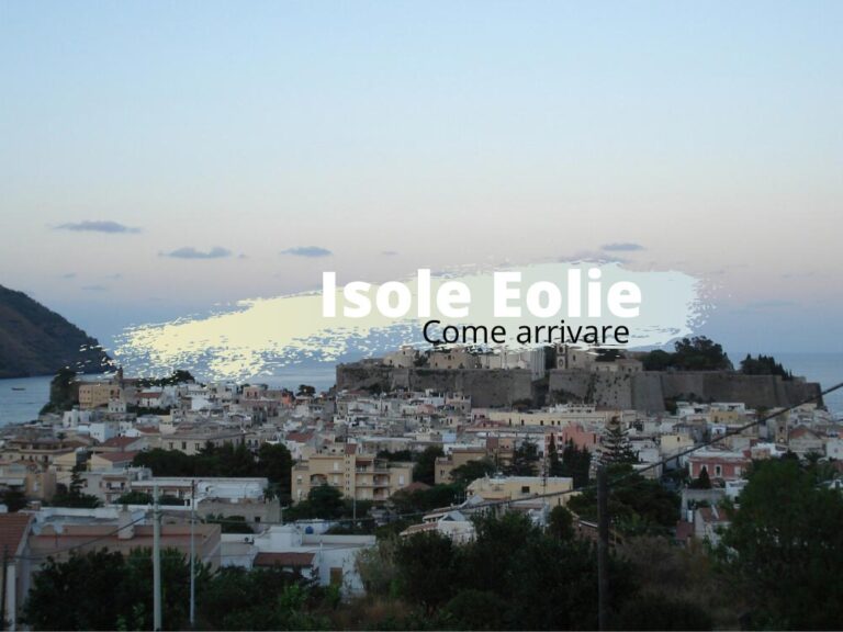Come arrivare alle isole Eolie mini guida