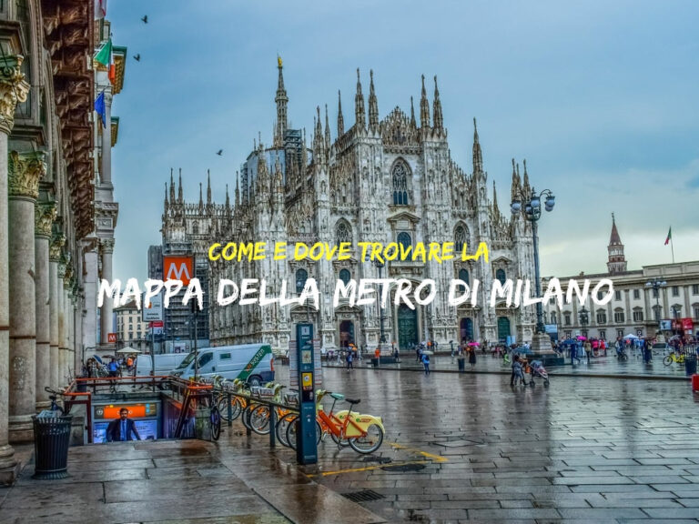 Mappa della metro di Milano come e dove trovarla