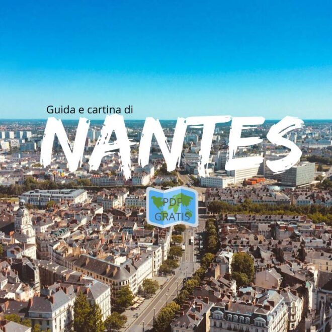 Guida e cartina del centro di Nantes gratis in PDF