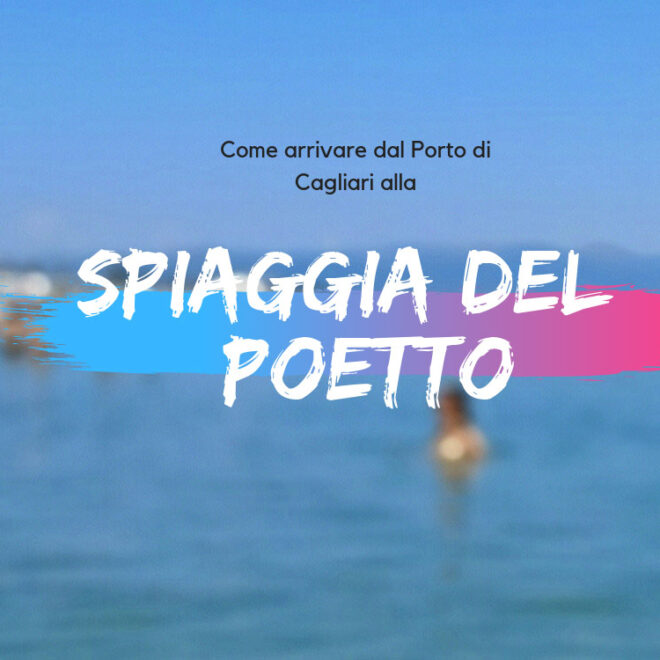 Spiaggia del Poetto a Cagliari come arrivare dal porto