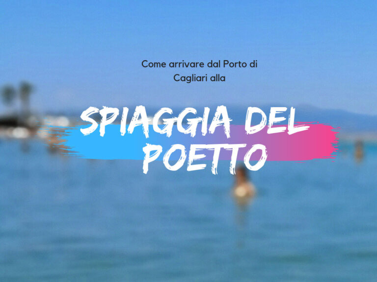Spiaggia del Poetto a Cagliari come arrivare dal porto