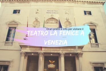 Teatro la Fenice a Venezia