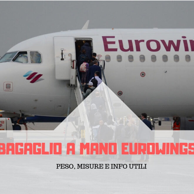 Bagaglio a mano Eurowings dimensioni e peso