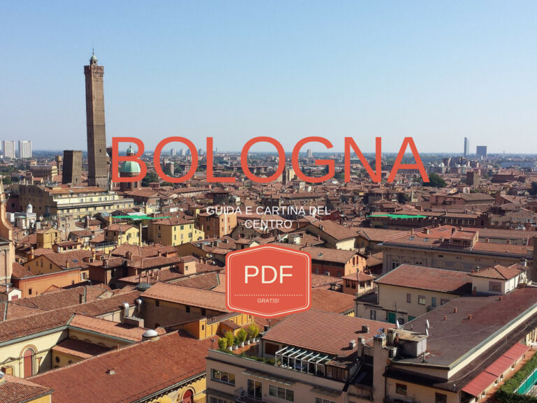 Guida e cartina del centro di Bologna da stampare