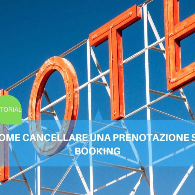 Come cancellare una prenotazione su Booking