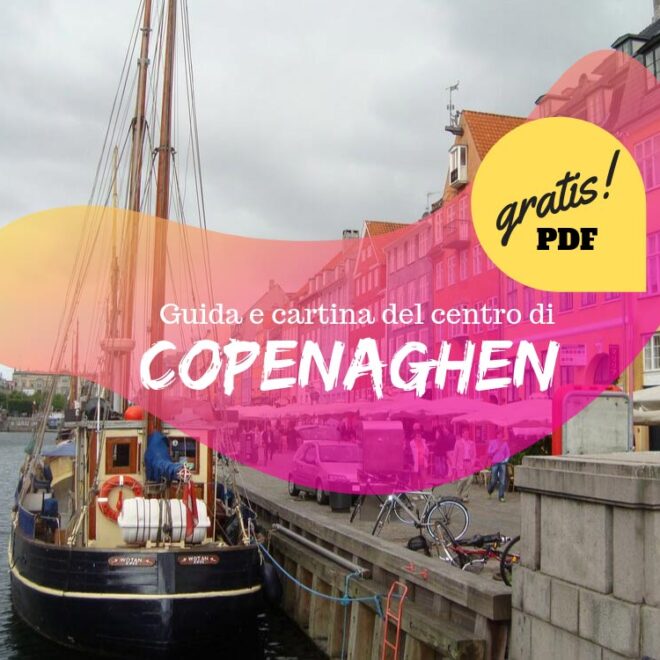 Guida e cartina del centro di Copenaghen gratis in PDF