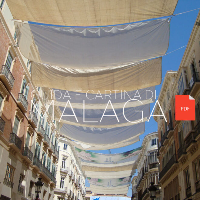 Guida e cartina del centro di Malaga da stampare