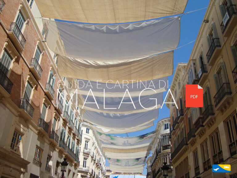 Guida e cartina del centro di Malaga da stampare