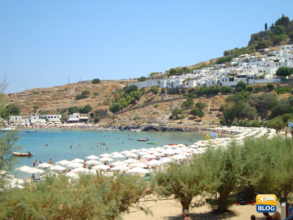 Spiaggia di Lindos a Rodi come arrivare