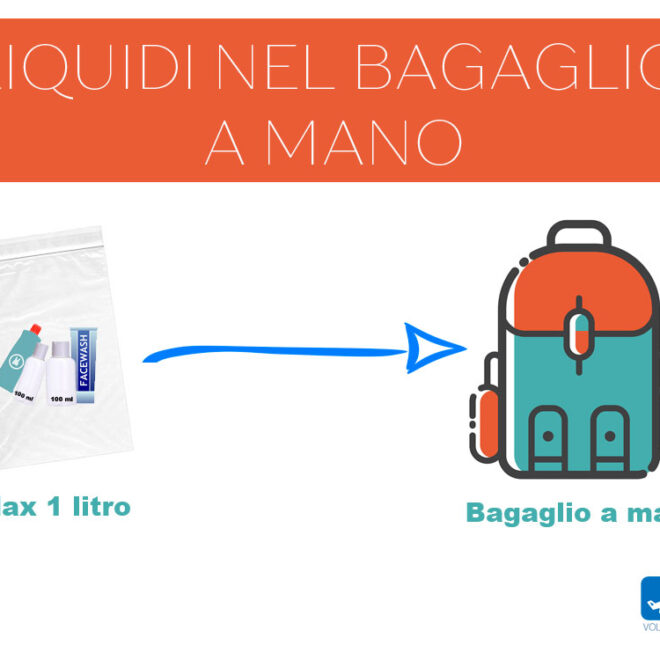 Liquidi nel bagaglio a mano consigli utili
