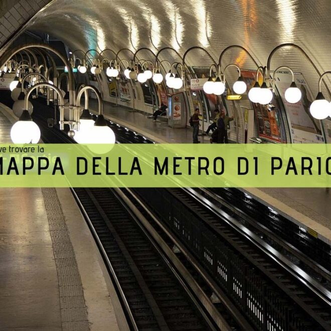 Mappa della metropolitana di Parigi dove e come trovarla