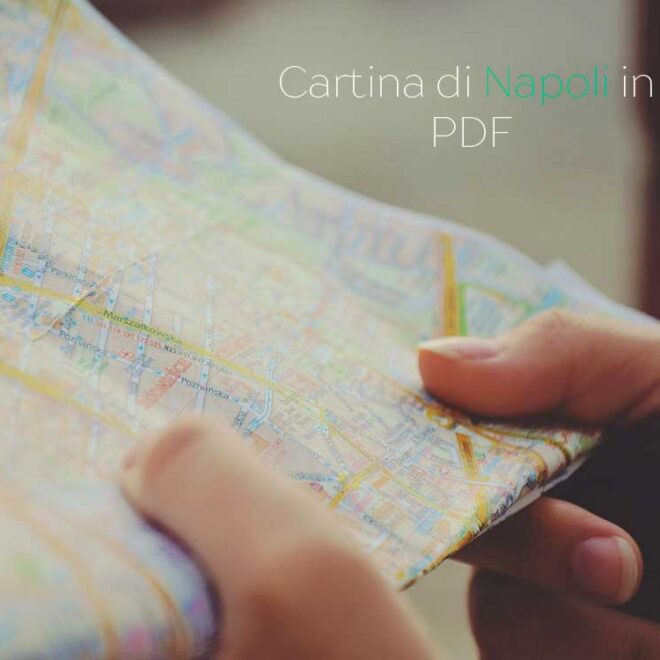 Cartina del centro di Napoli da stampare in PDF