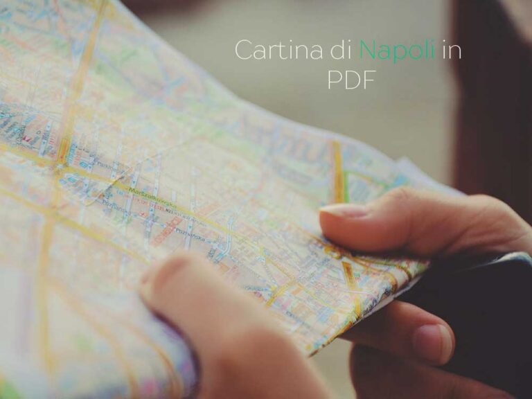 Cartina del centro di Napoli da stampare in PDF