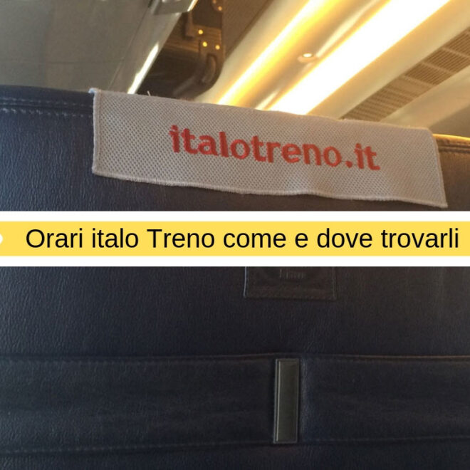Orari treni Italo: come e dove trovarli