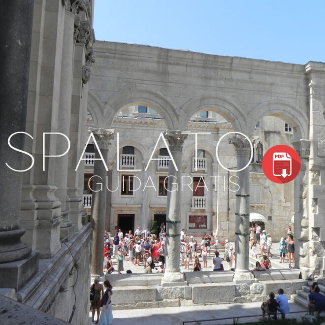 Guida e cartina del centro di Spalato da stampare