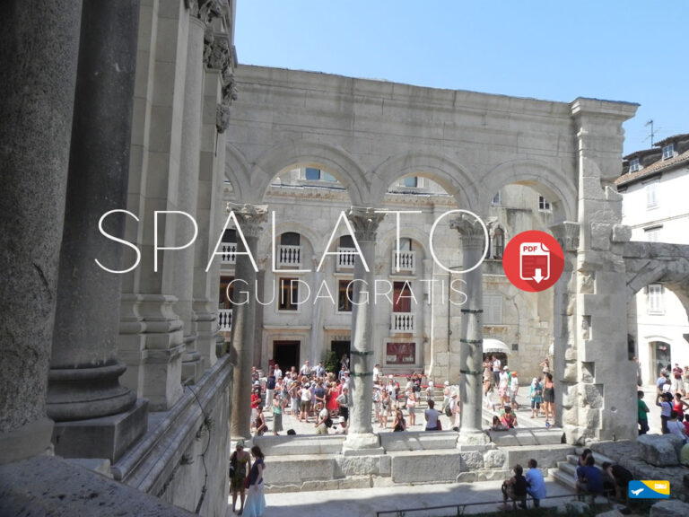 Guida e cartina del centro di Spalato da stampare